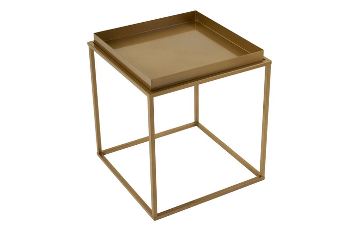 Hanah Home Mesa de Café de Metal Dorado Shb-018-A